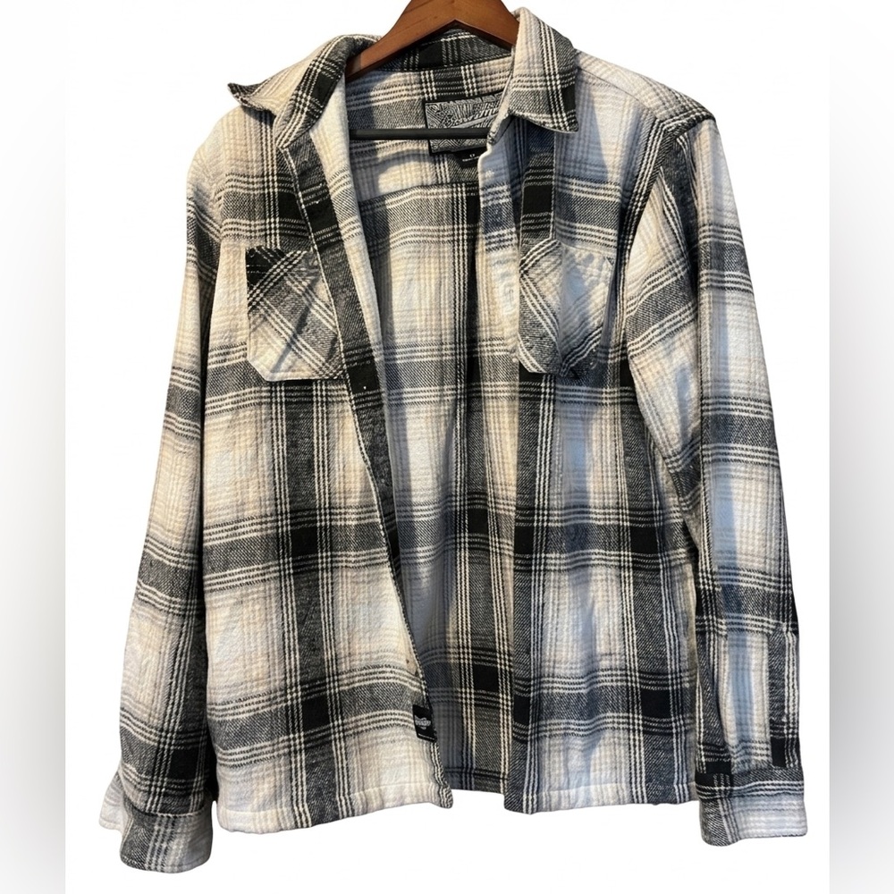Brooklyn Cloth Black and White Plaid Button Down Shirt